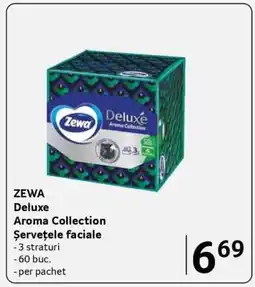 Selgros ZEWA Deluxe Aroma Collection Şerveţele faciale Ofertă