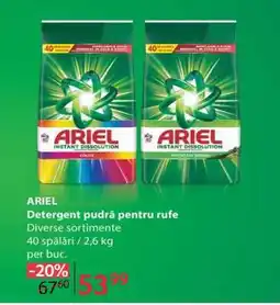 Selgros ARIEL Detergent pudră pentru rufe Ofertă