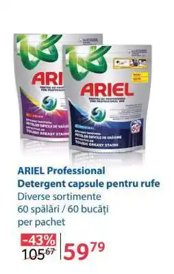 Selgros ARIEL Professional Detergent capsule pentru rufe Ofertă