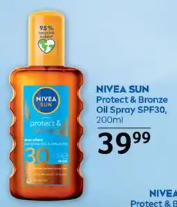 Selgros NIVEA SUN Protect & Bronze Oil Spray SPF30, 200ml Ofertă
