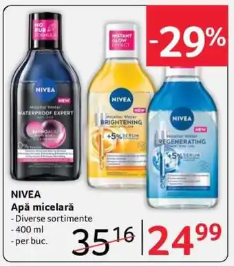 Selgros NIVEA Apă micelară Ofertă
