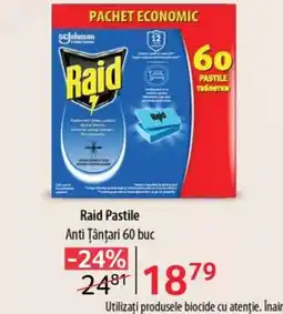 Selgros Raid Pastile Ofertă