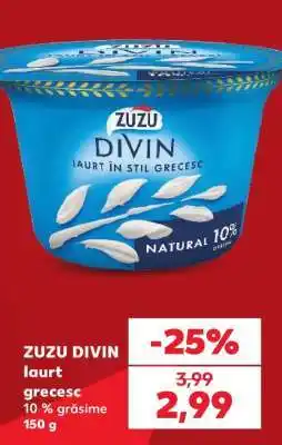 Kaufland ZUZU DIVIN Iaurt grecesc Ofertă