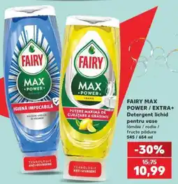 Kaufland FAIRY MAX POWER / EXTRA+ Ofertă