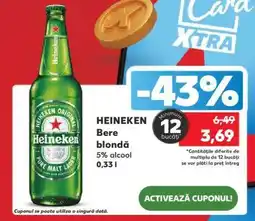 Kaufland HEINEKEN Bere blondă Ofertă