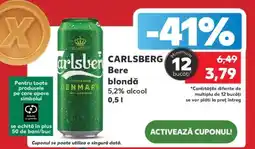 Kaufland CARLSBERG Bere blondă Ofertă