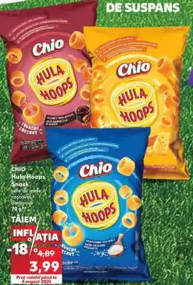Kaufland CHIO Hula Hoops Snack Ofertă