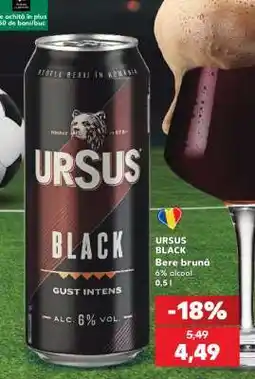 Kaufland URSUS BLACK Ofertă