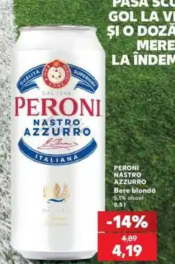 Kaufland PERONI NASTRO AZZURRO Ofertă
