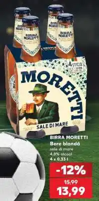 Kaufland BIRRA MORETTI Ofertă