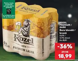 Kaufland KOZEL PREMIUM / DARK Ofertă