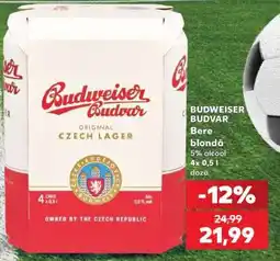 Kaufland BUDWEISER BUDVAR Ofertă