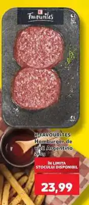Kaufland K-FAVOURITES Hamburger de vită Argentina Ofertă