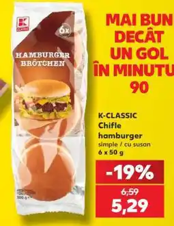 Kaufland K-CLASSIC Chifle hamburger Ofertă