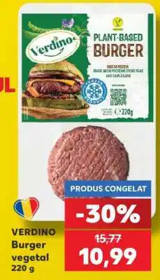 Kaufland VERDINO Burger vegetal 220 g Ofertă