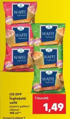 Kaufland ICE DYP Înghețată vafă Ofertă