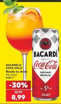 Kaufland BACARDI & COCA COLA Ofertă