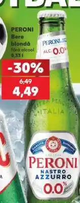 Kaufland PERONI Bere blondă fără alcool Ofertă