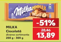 Kaufland MILKA CIOCOLATĂ Ofertă