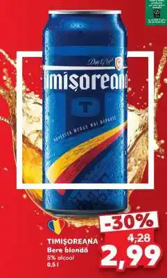 Kaufland TIMIŞOREANA Bere blondă Ofertă