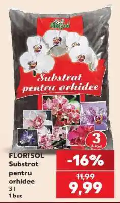 Kaufland FLORISOL Substrat pentru orhidee Ofertă