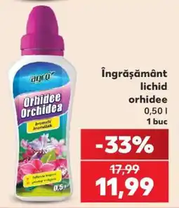 Kaufland Îngrășământ lichid orhidee Ofertă