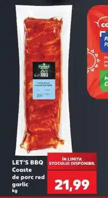 Kaufland LET'S BBQ Coaste de porc red garlic Ofertă