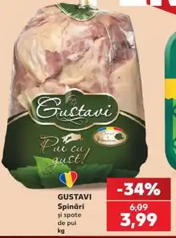 Kaufland GUSTAVI Spinări și spate de pui Ofertă
