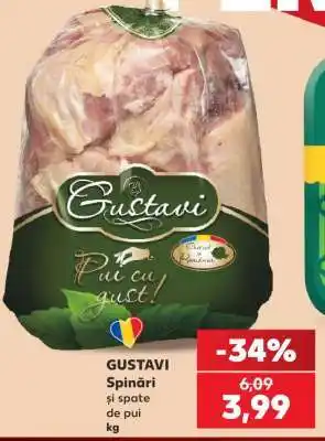 Kaufland GUSTAVI Spinări și spate de pui Ofertă