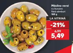 Kaufland Măsline verzi cu busuioc fără sâmburi Ofertă