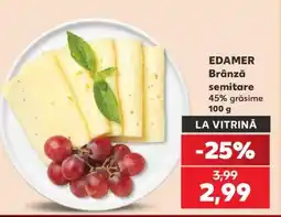 Kaufland EDAMER Brânză semitare Ofertă