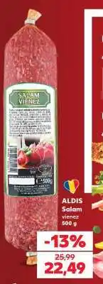 Kaufland ALDIS Salam vienez 500 g Ofertă