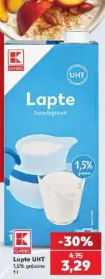 Kaufland Lapte UHT Ofertă
