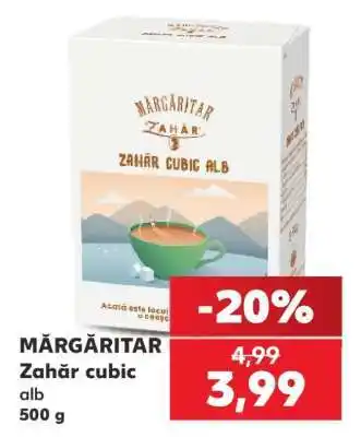 Kaufland Mărgăritar Zahăr Cubic Alb Ofertă