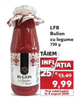 Kaufland LFB Bulion cu legume 720 g Ofertă