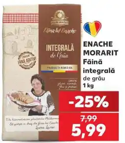 Kaufland ENACHE MORARIT Făină integrală de grâu Ofertă