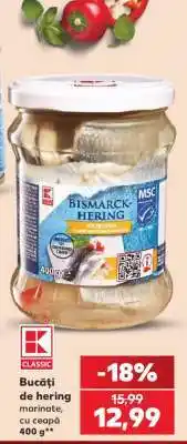 Kaufland Bucăți de hering marinate, cu ceapă Ofertă