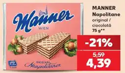 Kaufland MANNER Napolitane Ofertă