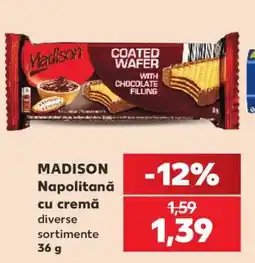 Kaufland MADISON Napolitană cu cremă Ofertă