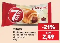 Kaufland 7 DAYS Croissant cu cremă Ofertă