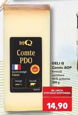 Kaufland DELI Q Comte AOP Ofertă