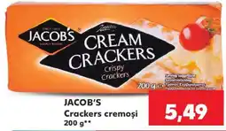 Kaufland JACOB'S Crackers cremoși Ofertă