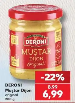 Kaufland DERONI Muștar Dijon original 200 g Ofertă