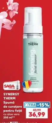 Kaufland SYNERGY THERM Spumă de curățare pentru față Ofertă