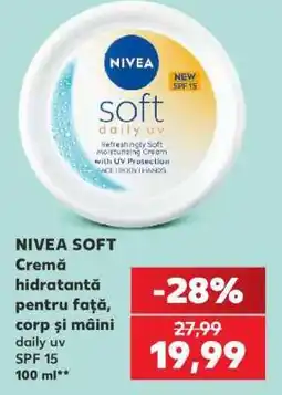 Kaufland NIVEA Soft Ofertă