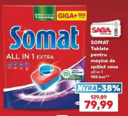 Kaufland SOMAT Tablete pentru mașina de spălat vase all in 1 Ofertă