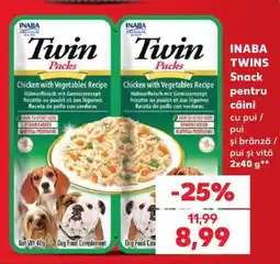 Kaufland INABA TWINS Snack pentru câini Ofertă