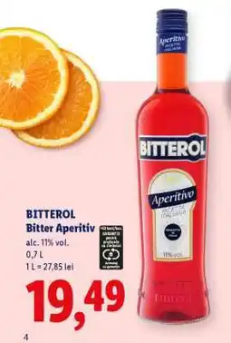 Lidl BITTEROL Bitter Aperitiv Ofertă