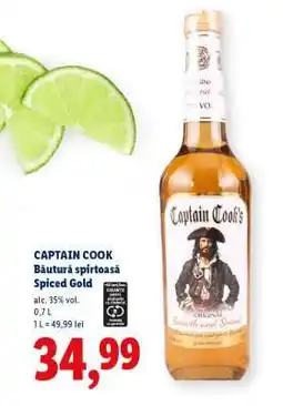 Lidl CAPTAIN COOK Băutură spirtoasă Spiced Gold Ofertă