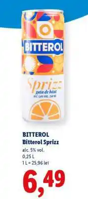 Lidl BITTEROL Bitterol Sprizz Ofertă